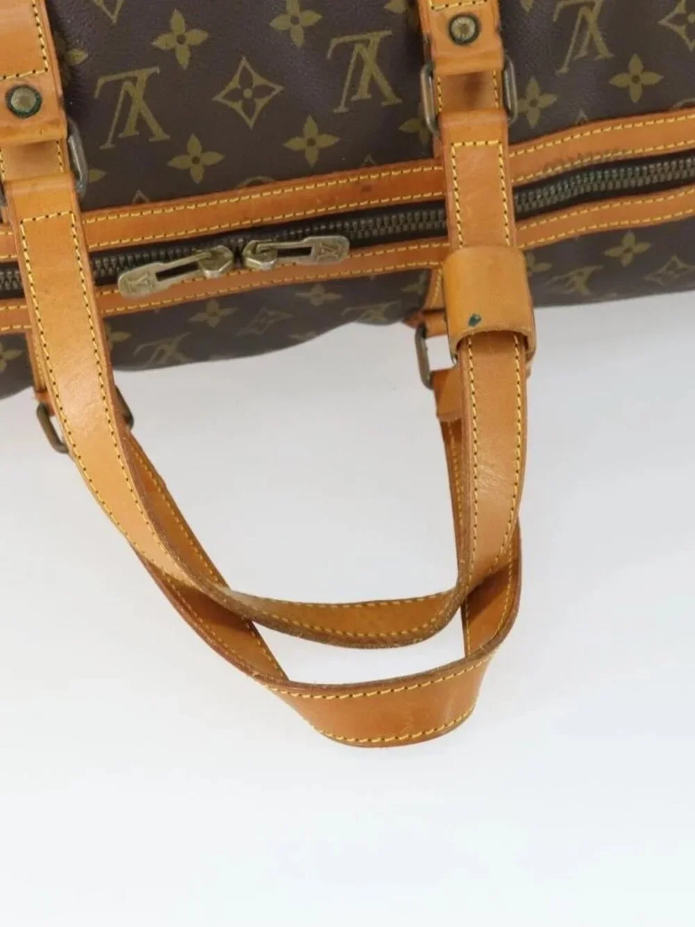 LOUIS VUITTON Monogram Sac Souple 45 Boston Bag M41624 LV Auth 171403